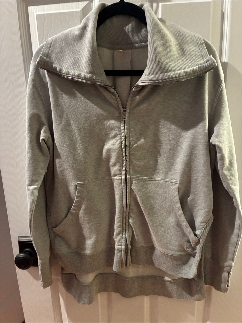 Free People Zip Up Sweatshirt Medium